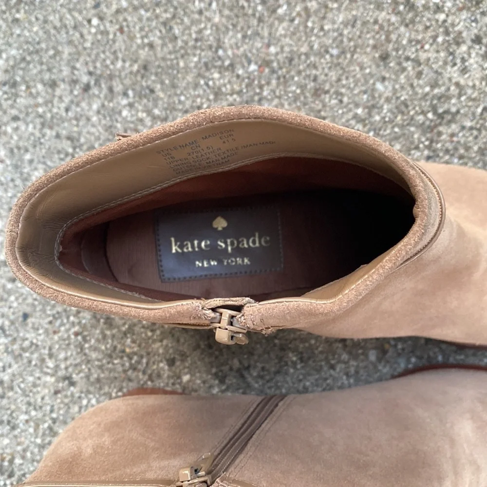 NEW Kate Spade New York Madison Tan Bootie Size 11